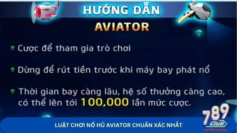 Luật chơi nổ hũ AVIATOR chi tiết và chuẩn xác nhất